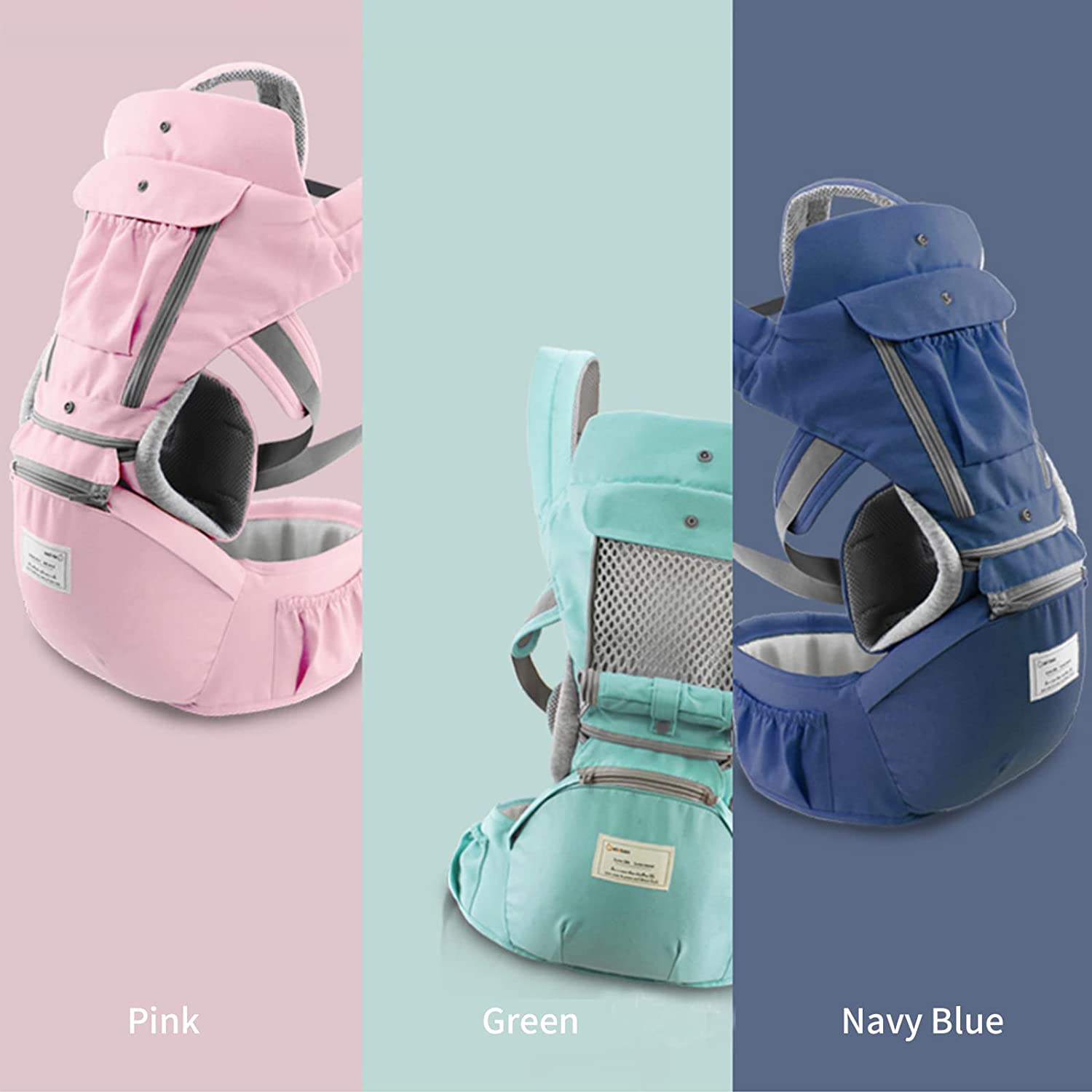 Ergonomic Baby Carrier Infant Kid Baby Hipseat Sling Front Facing Kangaroo Baby Wrap Carrier for Baby Travel 0-36 Months 25
